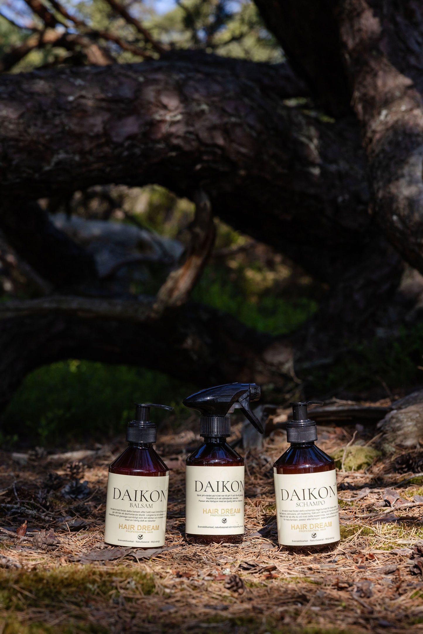 DAIKON Kit - Schampo - Balsam - Leave-In 250 ml