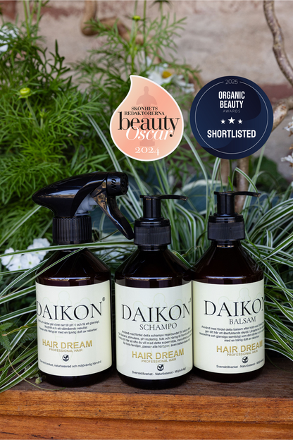 DAIKON Kit - Schampo - Balsam - Leave-In 250 ml